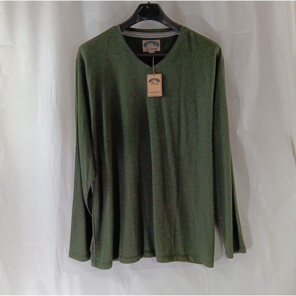 Grizzly Mountain Long Sleeve Shirt Men's Size XXL Green New With Tags